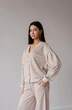 Кардиган 5092 розовый + оливковый Ivera collection