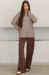 Джемпер 5108 коричневый Ivera collection