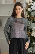 Джемпер 5112 черный Ivera collection