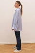 Блузка 5134 голубой Ivera collection