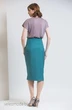 Юбка 567 бирюзовый Ivera collection
