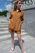 Костюм с  шортами 6012 светло-коричневый Ivera collection