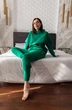 Спортивный костюм 6021 зеленый Ivera collection