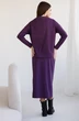 Костюм с юбкой 6036 фиолетовый + черный Ivera collection