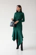 Костюм с юбкой 6039 синий + зеленый Ivera collection
