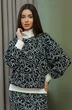 Костюм с юбкой 6047L белый Ivera collection