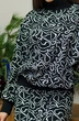 Костюм с юбкой 6047L черный Ivera collection
