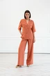 Костюм брючный 6053 терракотовый Ivera collection