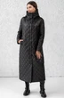 *Пальто 7007 черный Ivera collection