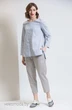 Туника 768 голубой Ivera collection