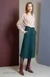 Юбка 571 темно-зеленый Ivera collection
