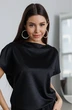 Джемпер 930 чёрный с блеском Ivera collection