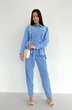 Брюки 952 голубой Ivera collection