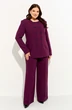Костюм брючный 1850 винный Iva