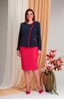 *Костюм с юбкой 2522-1 Ивелта Плюс
