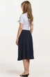 Юбка 2693 синий в белый горох JRSy фото 2