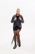 Куртка 2702 черный JUNE STUDIO