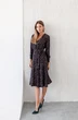 Платье 276-21 черный в цветы KRASA фото 2