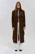 Пальто М188 коричневый KUDA GLAZA GLYADYAT фото 3