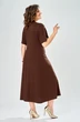 Платье 1138-2 коричневый KaVari plus size фото 2