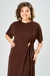 Платье 1138-2 коричневый KaVari plus size фото 5