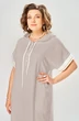 Платье 1150-1 бежевый KaVari plus size фото 5