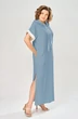 Платье 1150-2 синий KaVari plus size
