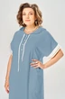 Платье 1150-2 синий KaVari plus size фото 5