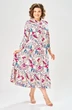 Платье 1152 молочно-розовый KaVari plus size фото 3