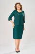 Платье 1158-3 зеленый KaVari plus size