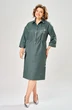 Платье 1159 хаки KaVari plus size