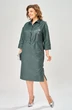 Платье 1159 хаки KaVari plus size фото 3