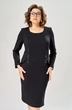 Платье 1160 черный KaVari plus size фото 4