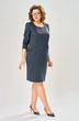 Платье 1160-1 синий KaVari plus size фото 4