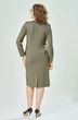 Платье 1160-2 темно зеленый KaVari plus size фото 2