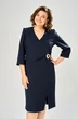 Платье 1162 синий KaVari plus size фото 4