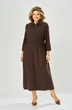 Платье 1164 коричневый KaVari plus size фото 4