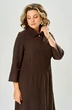 Платье 1164 коричневый KaVari plus size фото 5