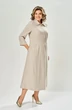 Платье 1164-1 бежевый KaVari plus size фото 3
