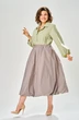 Юбка 2014-1 серо-фиолетовый KaVari plus size фото 3