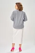 Блузка 4032 синий + белый KaVari plus size фото 2