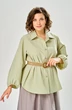 Рубашка 4033 олива KaVari plus size фото 3