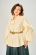 Рубашка 4033-1 сливочное масло KaVari plus size фото 3