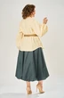 Рубашка 4033-1 сливочное масло KaVari plus size фото 2