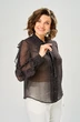 Блузка 4034 черный горох KaVari plus size фото 4