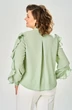 Блузка 4034-2 олива KaVari plus size фото 2