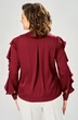 Блузка 4034-3 бордовый KaVari plus size фото 2