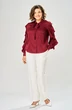 Блузка 4034-3 бордовый KaVari plus size фото 6