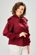 Блузка 4034-3 бордовый KaVari plus size фото 4
