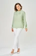 Блузка 4035-2 олива KaVari plus size фото 5